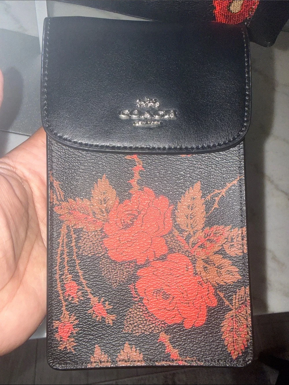 Coach Halftone Floral Ava Tote F5554 Wallet F55676 Bundle 3pc-w/COA GUC!! - Picture 16 of 17